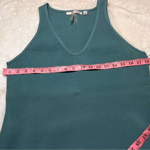 Caroline Issa teal hydro Nordstrom Signature top womens size large - Picture 6 of 10